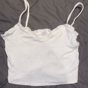 Cute white tank top